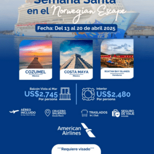 Semana Santa Norwegian Escape / Del 13 al 20 abril 2025